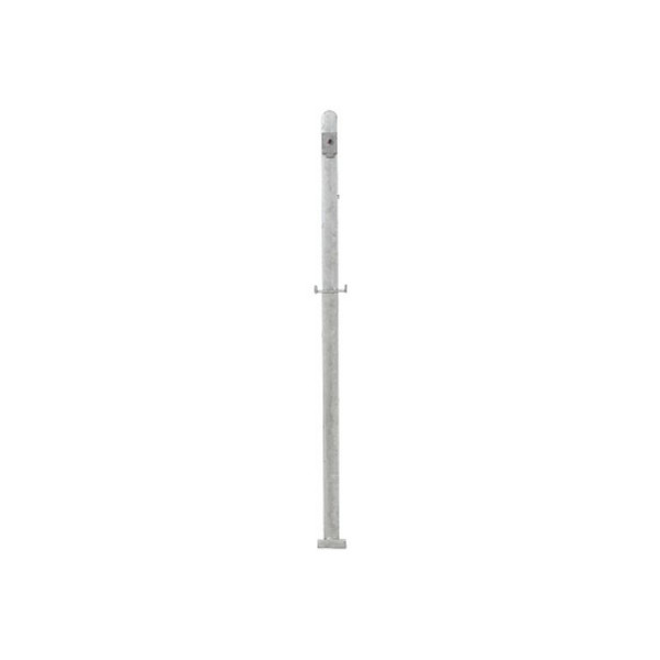Stein HGS Ersatz-Befestigung für Abfallbehälter 'M1', Eisenständer aus T-Eisen 50x25x4mm/Länge 140cm, 10093