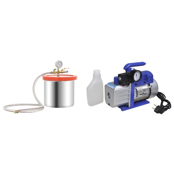 vidaXL Vakuumkammer mit Einstufiger Pumpe 7,4 L, 3100548