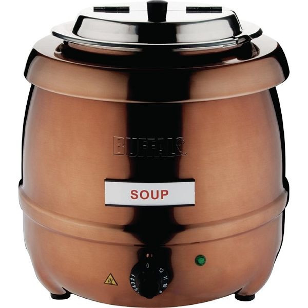 Buffalo Suppenkessel kupferfarbig 10L, 400 W, 230 V, CP851