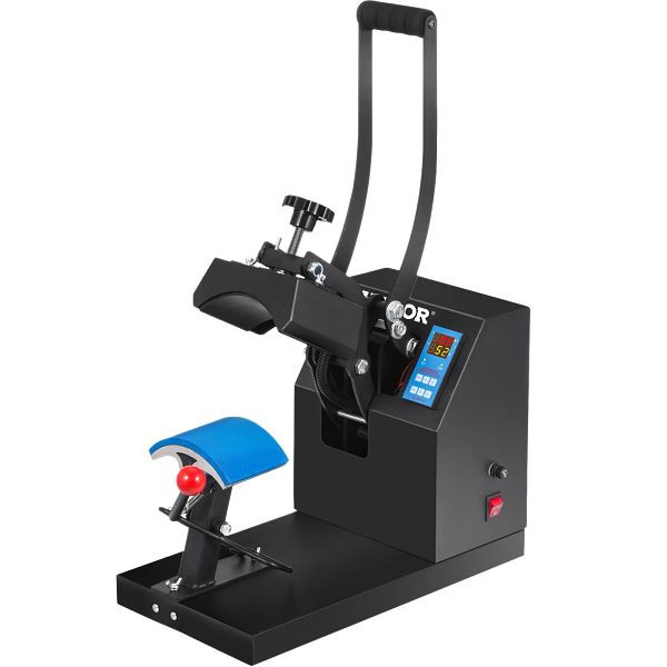 VEVOR 14x8cm CP2815-S Cap Hitzepresse mit Digitaler LED Temperatur und Zeitkontroller, CP2815-STHJ000001V2