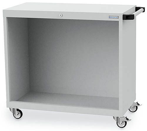 Bedrunka+Hirth Schubladenschrank Gehäuse, R 36-16, Maße in mm (BxTxH): 980 x 500 x 930, 4 x Lenkrolle, davon 2 x mit Feststeller, Ø 80, 01.098M80