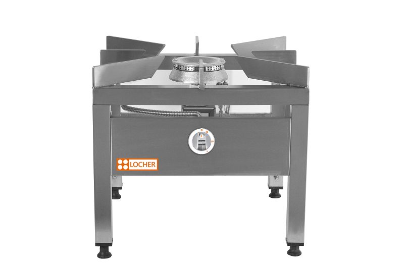 Hockerkocher Gaskocher Profi Edelstahl Gastronomie Kocher 12 kW Modell HK46012 Hockerkocher Gaskocher Profi Edelstahl Gastronomie Kocher 12 kW Modell HK46012