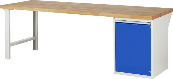 RAU Werkbank Serie 7000 - Modell 7501-1, B2500 x T900 x H840 mm, 03-7501A1-259B4S.11