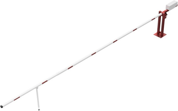 Schake Wegeschranke mit Gegengewicht und Pendelstütze, lichte Weite: 7000 mm, mit Profilzylinderschloss, 411_71ZPB