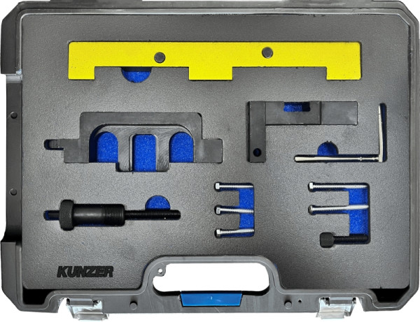 Kunzer Motor-Einstellwerkzeugsatz BMW Für Reparatur- und Einstellarbeiten an 1.6- Liter-Motoren, 77M105