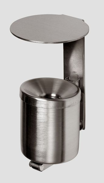 VAR Wandascher WH 10 Edelstahl mit Dach VA Stahl, 33331