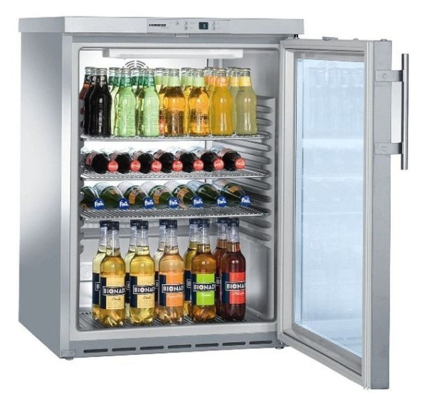 KBS Glastürkühlschrank unterbaufähig FKUv 1663 CHR, 40511663