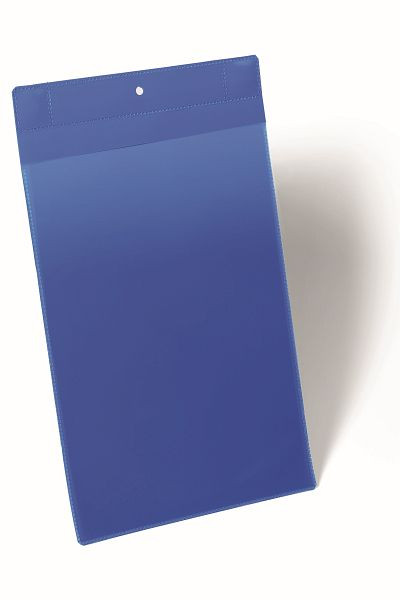 DURABLE Neodym-Magnettasche A4 hoch, dunkelblau, VE: 10 Stück, 174707