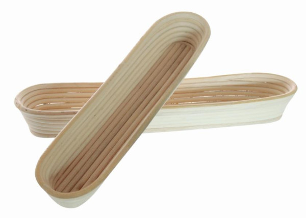 Schneider Brotform / Gärkorb, lang, runder Kopf 460 x 100 mm Höhe: 55 mm, 201451