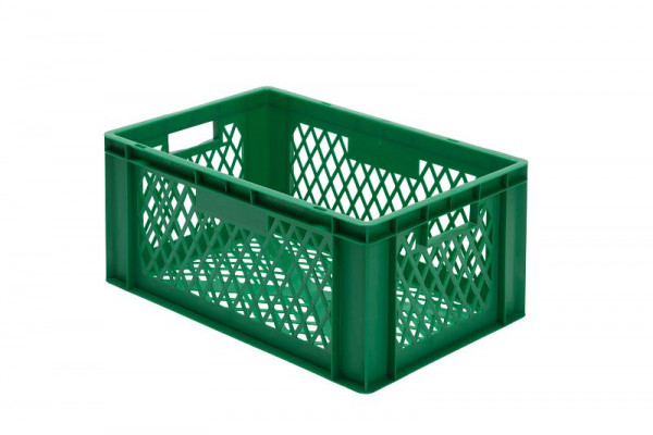 LA-KA-PE TK 600/270-2, Transport-Stapelkasten, blau, Wände und Boden durchbrochen, VE: 2 Stück, 07100 22 22