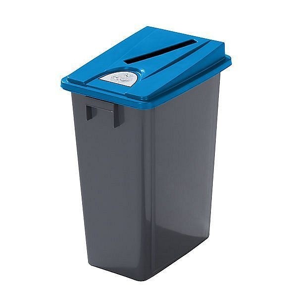 Probbax Wertstoffsammler 60 l Einwurfschlitz, Wertstoffpiktogramme, 606864+727630