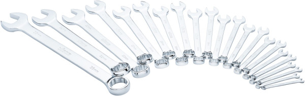 VIGOR Ring-Maulschlüssel Satz, Außen Sechskant Profil, Außen Doppelsechskant Profil, 22-teilig, 6 – 36 mm, Anzahl Werkzeuge: 22, V7740/22