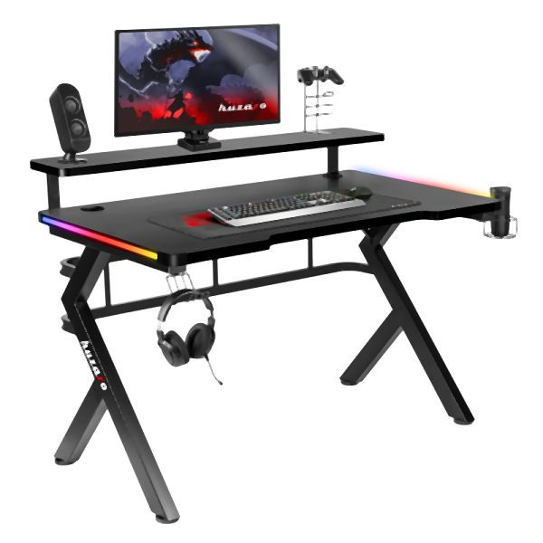 Huzaro Hero 5.0 RGB-Schreibtisch, 120 cm x 60 cm, HZ-HERO 5.0 RGB, 5903796010473