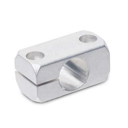 Ganter Klemmhalter, Aluminium (GN 477-B20-ELS), VE: 10 Stück, 477-B20-ELS