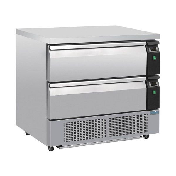Polar Serie U Unterbaukühl- oder -gefrierschrank mit 2 Schubladen 4 x GN 1/1, DA996