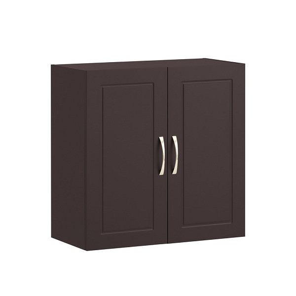 SoBuy Hängeschrank mit 2 Türen Braun 60x30x60 cm, Modern, FRG231-BR