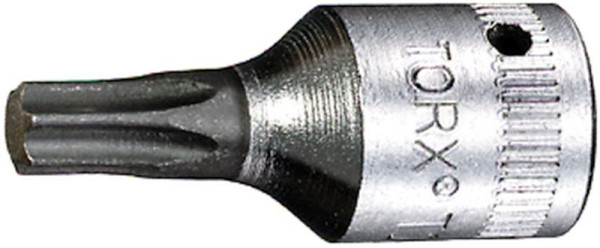 STAHLWILLE 6,3 mm (1/4") Schraubendrehereinsatz Nr.44KTX TORX T8 Länge 28 mm, 01350008