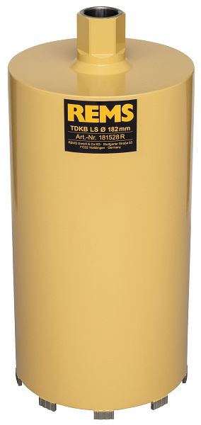 REMS Trocken-Diamant-Kernbohrkrone TDKB LS 182x320xUNC 1 1/4, 181528 R