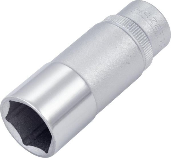 Hazet Steckschlüsseleinsatz, Sechskant, Vierkant hohl 10 mm (3/8 Zoll), 17 mm, Lange Ausführung Mit Rändelung, 880LG-17