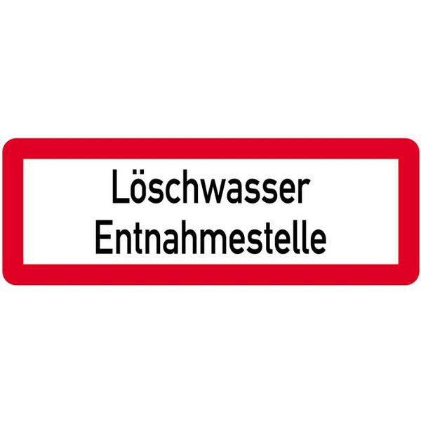 Stein HGS Sonderschild, Löschwasser Entnahmestelle, 597 x 210 mm, 14965