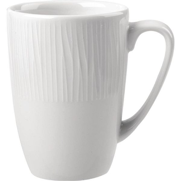 Churchill Bambusbecher, 340 ml, (12 Stück), atemberaubend, strahlend weiß, DK416