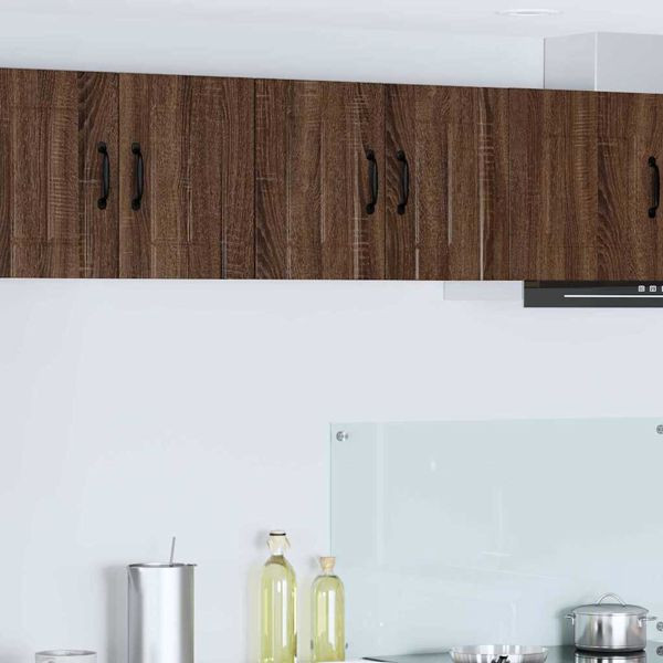 vidaXL Küchenwandschrank mit Regal Braun Eichen-Optik 60 x 31 x 40 cm, 884928