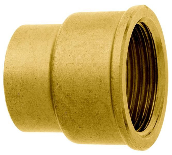 GEKA Reduzier-Gewindemuffe, IG G 1/2" x G 3/8" MS, VE: 10 Stück, 75.2104