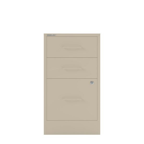 Bisley Home Filer, 2 Universal-, 1 HR-Schublade, Stahlgriff, 643 sand, PFA3SH643