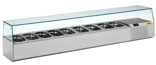 NordCap Pizzakühltisch-Aufsatz A 2020, für GN 1/4-150, steckerfertig, statische Kühlung, 46710307013-0-G-0