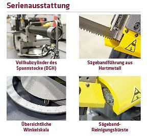 BOMAR Metall-Bandsägemaschine, Modell Workline 410.280 DG, 78910