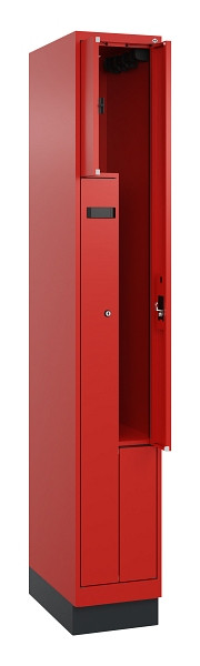 C+P Z-Spind Evolo PLUS, Sockel, 2 Fächer, 1950x300x500mm, 3020/3020, Zylinderschloss, 049023-102 S10050