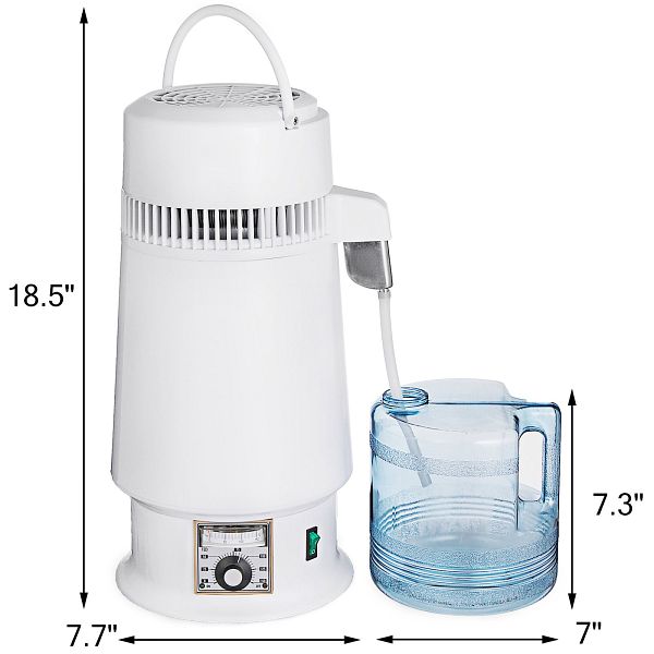 VEVOR 4L Home Countertop Wasser Destilliergerät Purifier Maschine Temperatur-Einstellung  750 W ZLSJSC-4GJBJJDWK1V2 günstig versandkostenfrei online kaufen: große  Auswahl günstige Preise