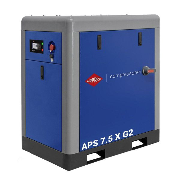 Airpress Schraubenkompressor 10 bar 7.5 PS/5.5 kW 690 l/min (APS X 7.5 G2), 369407-G2
