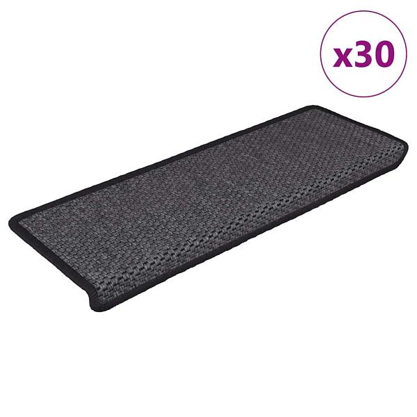 vidaXL Stufenmatten Selbstklebend Sisal-Optik 30Stk. 65x21x4cm, 3365885