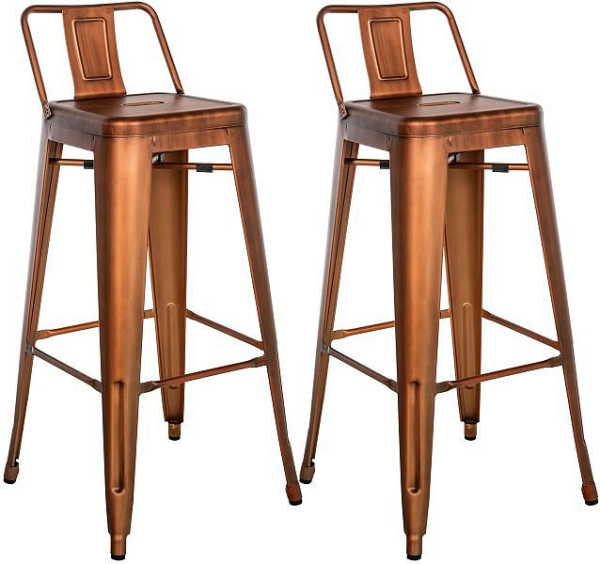 CLP Barhocker Mason, kupfer, VE: 2 Stück, 307503, 4251563457688