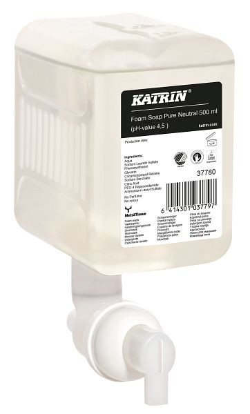 Katrin Schaumseife - Handwaschschaum neutral 500 ml, VE: 12 Stück, 377800