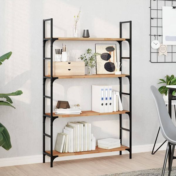 vidaXL Schweberegale 4 Stück 100x20x2 cm Massivholz Akazie Ölbehandelt, 3279510