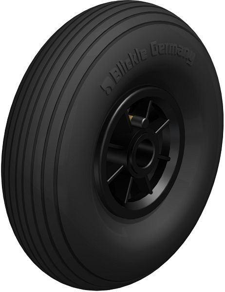 Blickle PK 260/25-75G Rad, Luftreifen, Schwarz, 25296
