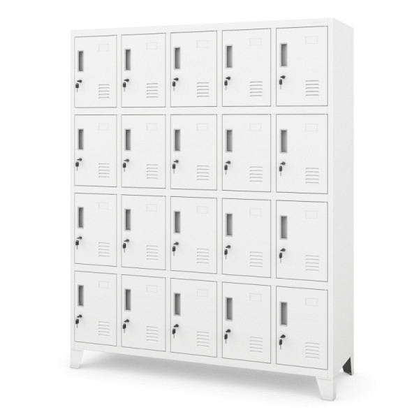 Jan Nowak Metallspind ROBERT 1360 x 1720 x 450 mm, weiß, 1889