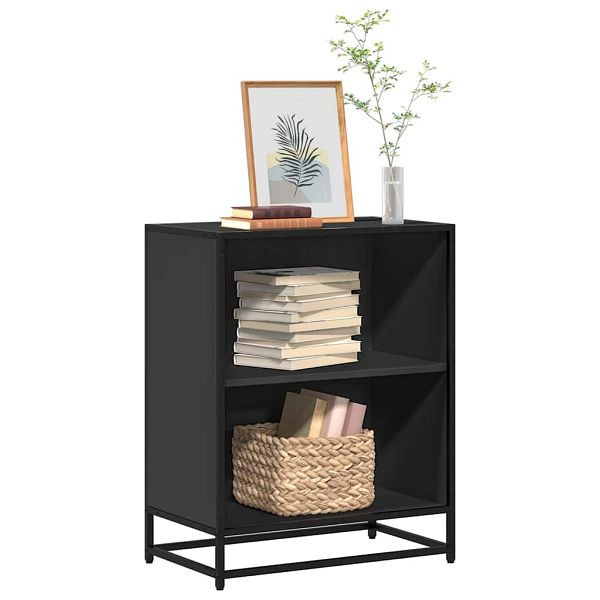 vidaXL Bücherregal Schwarz 60x35x76 cm Holzwerkstoff, 849099