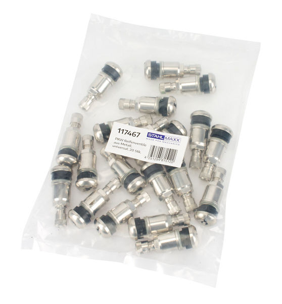 RepTools Basic Reifenventil-Metallventil, universal, 20 Stück, XXL-117467