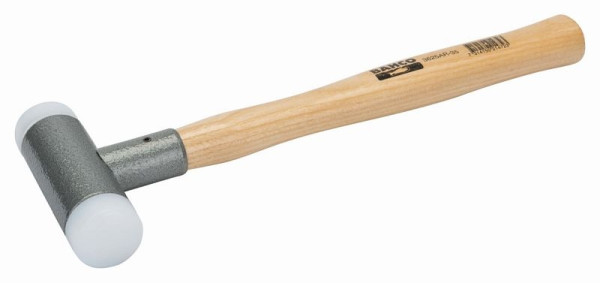 Bahco Rückschlagfreier Hammer, Holstiel, Nylonkopf, 380x132x60 mm, 1.550 g, 3625AR-60