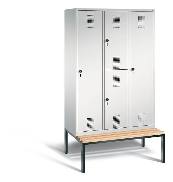 C+P Kombi-Spind Evolo, H2090xB1200xT815mm, Farbe: Lichtgrau, 48650-32 S10018