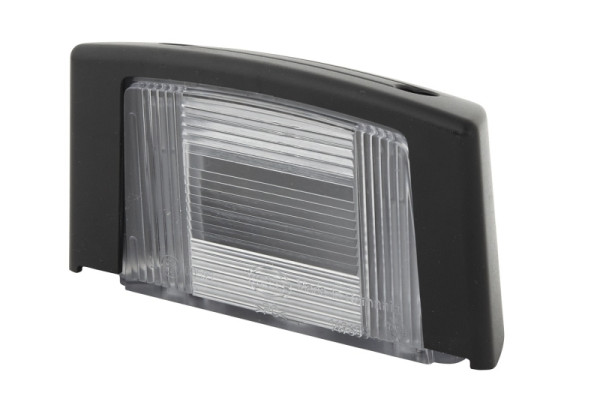 HELLA Kennzeichenleuchte, Halogen, 24V /Schraubanschluss, ADR/GGVS/ECE, Lichtscheibenfarbe: glasklar, rechts/links/außen, 2KA 007 929-001