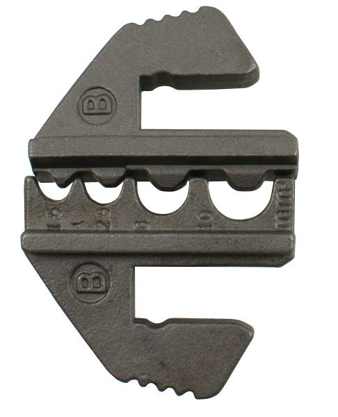 SW-Stahl Pressbacken für unisolierte Kabelstecker, 0,5-10,0 mm², 42585L-B