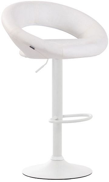 CLP Barhocker Olinda Kunstleder weiß, weiß, 315781
