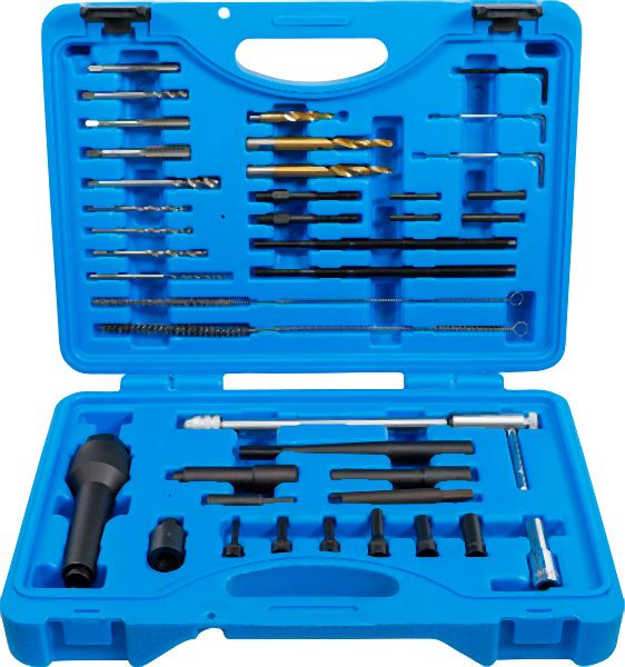 BGS Glühkerzen-Ausbau und Gewinde-Reparatur-Satz, M8, M10, 41-teilig, 9565
