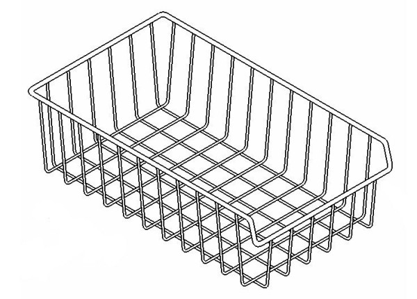 NordCap Korb, groß, B x T x H in mm: 302 x 555 x 170, 4059141791
