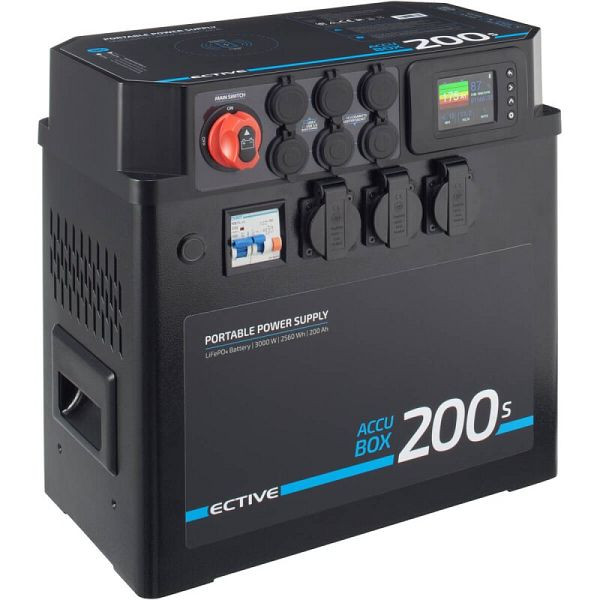 ECTIVE AccuBox 200S 3000W 2560Wh LiFePO4 Powerstation, TN5648