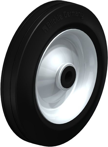 Blickle V 252/20G Rad aus Vollgummi, Schwarz, 653352